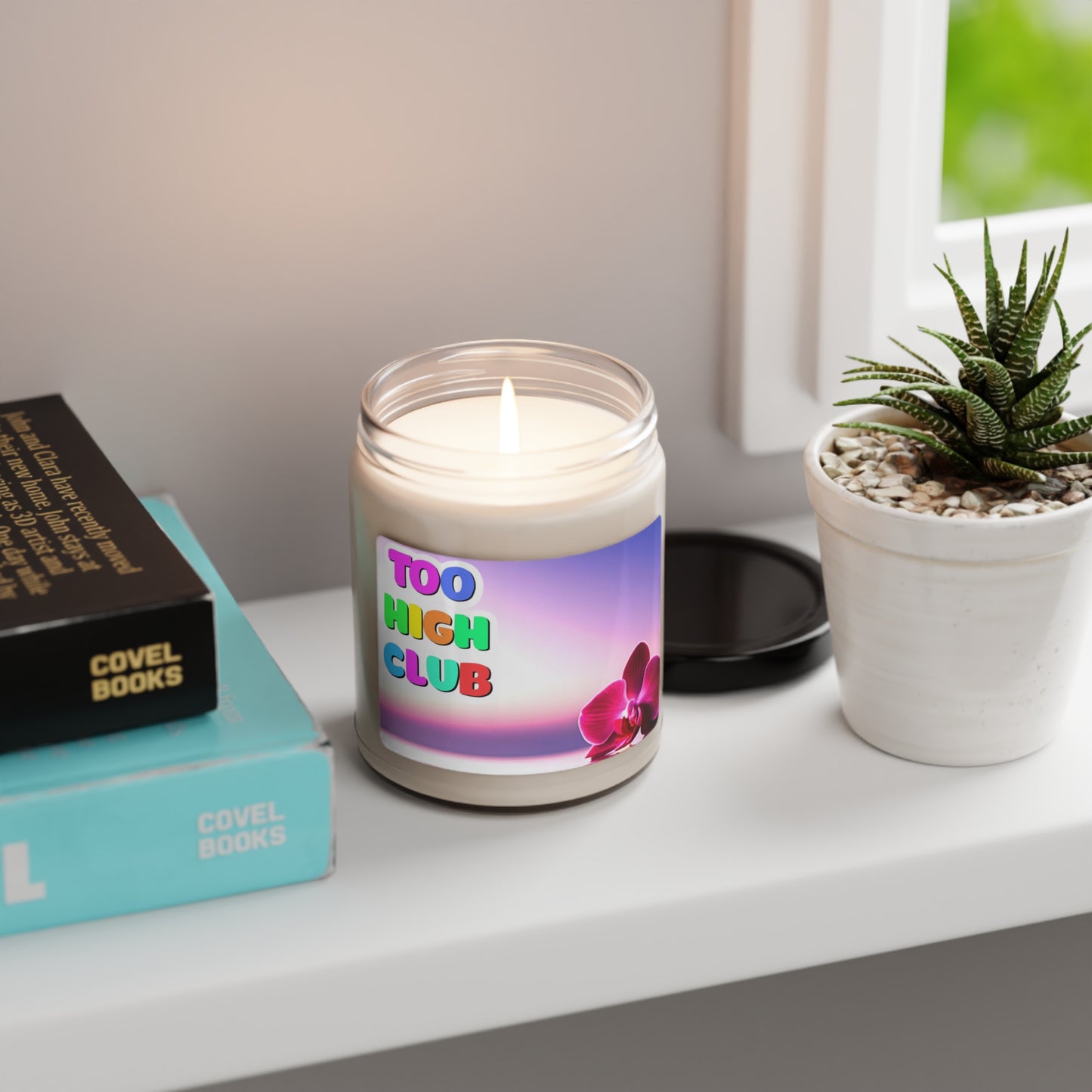 Sea Salt and Orchid Scented Soy Candle, 9oz