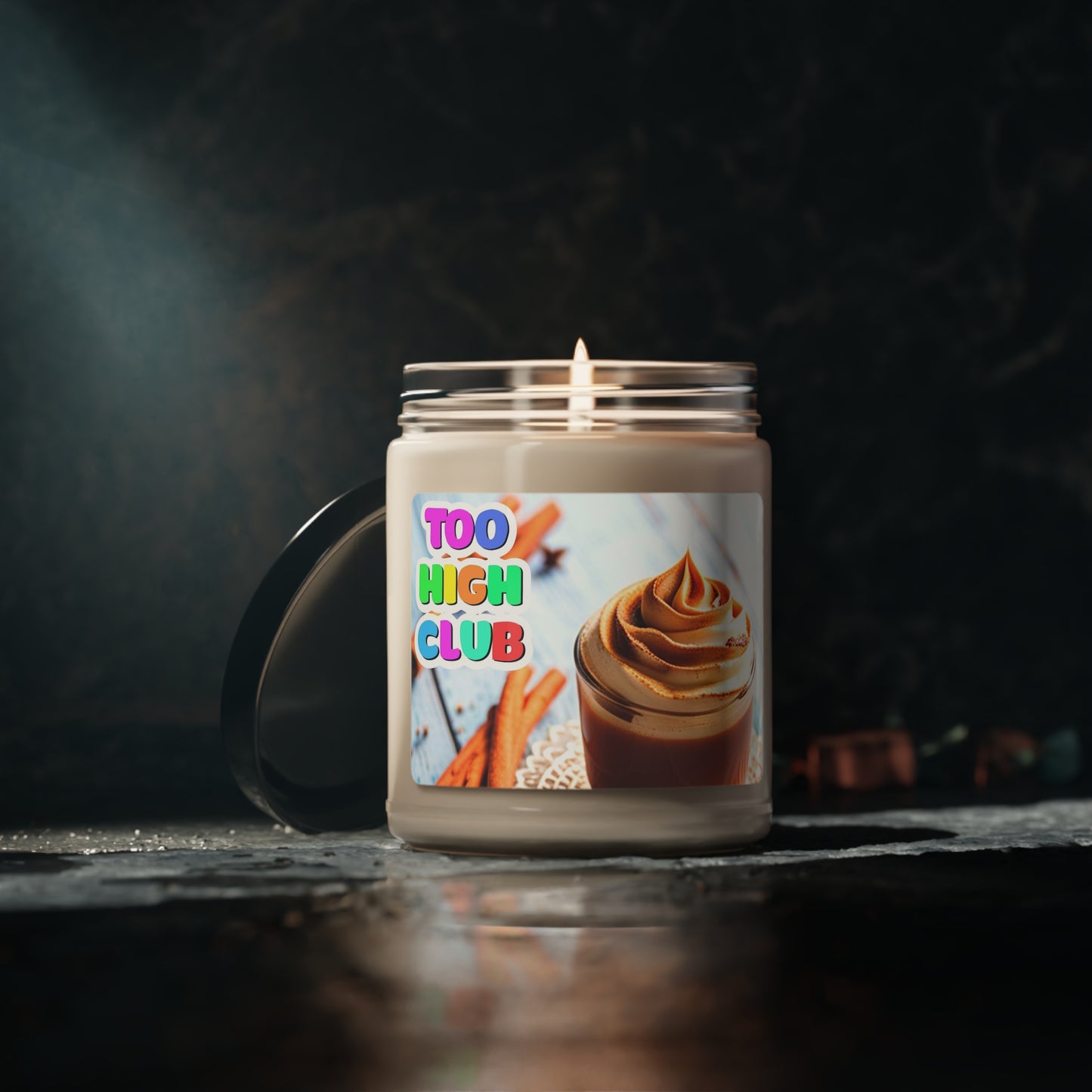 Cinnamon and Vanilla Scented Soy Candle, 9oz